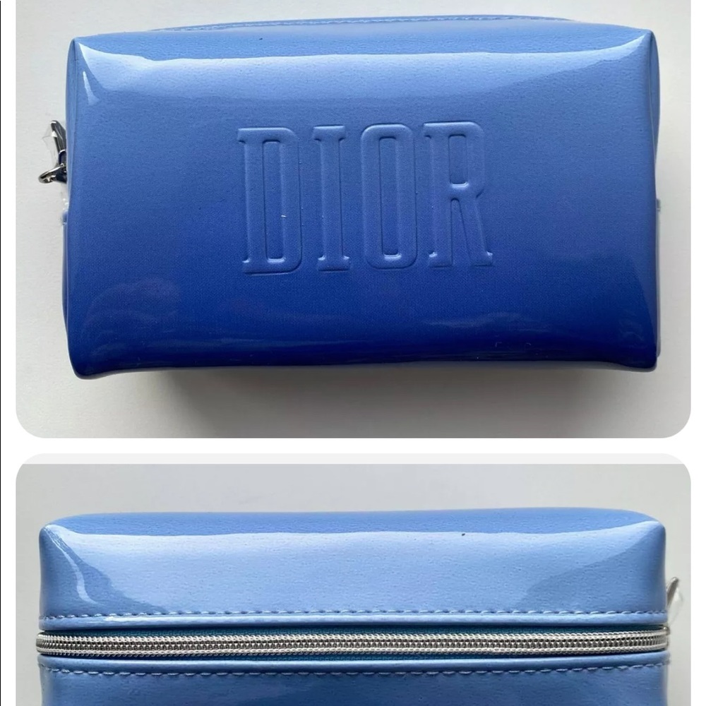 Dior cosmetic bag clutch blue NEW